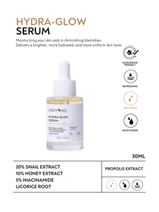 เซรั่มบำรุงผิวหน้า ไฮดรา โกลว์ 30 มล. ช่วยเติมความชุ่มชื้น ผิวกระจ่างใส ลดเลือนจุดด่างดำ ฟื้นฟูเกราะป้องกันผิว ผลิตภัณฑ์วีแกน ปราศจากการทดลองกับสัตว์ ด้วยกรดไฮยาลูโรนิก - Product Image 2