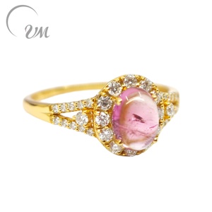 แหวนเพชรทัวร์มาลีนเงินแท้ 925 จาก UM Jewelry เหมาะสำหรับทุกเพศ ใส่ได้ทุกวัน ของขวัญวันครบรอบแต่งงาน - Product Image 2
