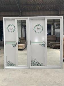 Almar- armario con puertas deslizantes para niños, armario de almacenamiento de acero moderno, armario deslizante de metal, color blanco - Product Image 5