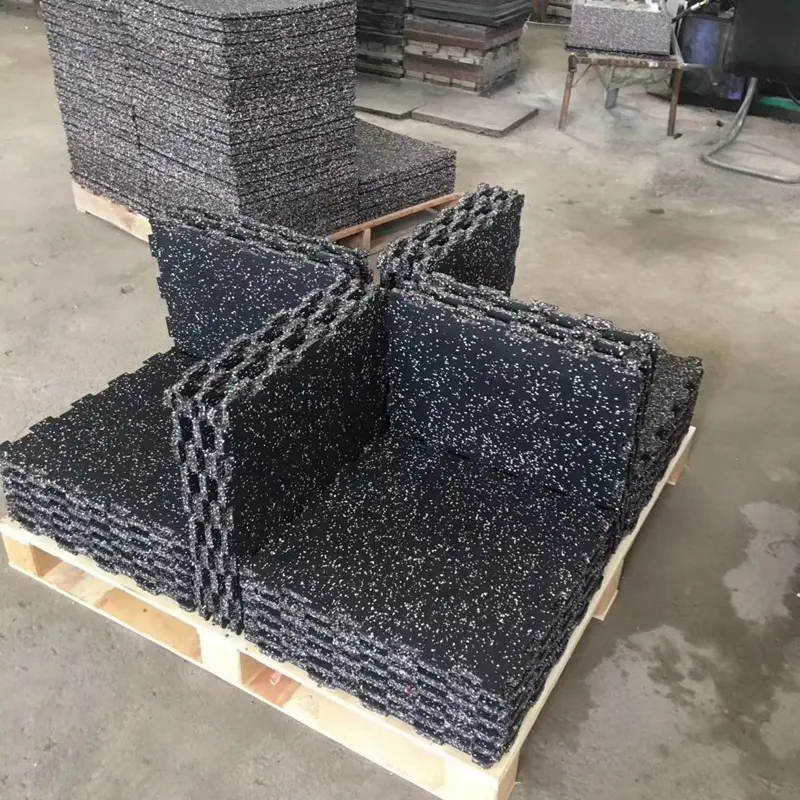 China Anti-slip EPDM playground puzzle rubber gym floor mats rolls interlocking rubber tiles manufacturer for shooting range