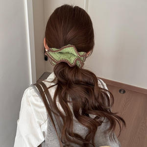 Diadema de Encaje Tejido para Mujer, Moda Otoño/Invierno, 16 cm, Color Sólido, para Uso Diario y Fiestas - Product Image 2