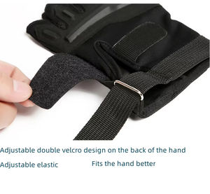 Guantes de Medio Dedo Transpirables Antideslizantes para Levantamiento de Pesas, Ciclismo y Fitness al Aire Libre, Unisex, con Logotipo Personalizado, de Poliéster, para Todas las Estaciones - Product Image 4