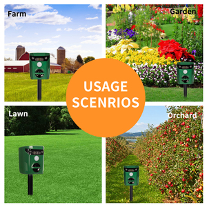 Disuasión avanzada de animales al aire libre Integración Activación Escalada Ultrasonidos Luces intermitentes Ciclo de 4 modos - Product Image 4