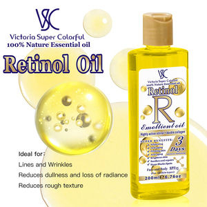 200ML Etiqueta privada Cuidado de la piel natural Masaje orgánico Aceite esencial Salón <span class=keywords><strong>SPA</strong></span> Blanqueamiento Reducir línea fina Retinol Cuerpo Oli - Product Image 1