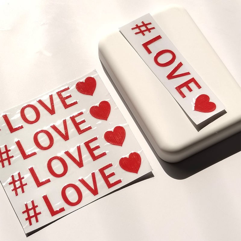 Xunjie Zhejiang Crystal UV Transfer Printed Customized Advertising Sticker Logo Plastic Trademark Printing Adhesive Label Model