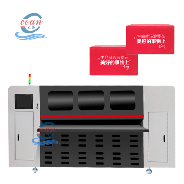 Single Pass Inkjet Printer Corrugated Box Machine Digital Single Pass Uv Printer Machine