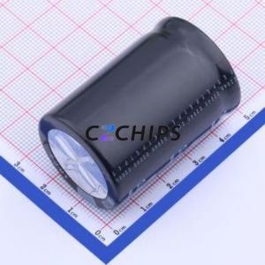 Condensador Electrolítico de Aluminio de Montaje a Presión LGL2W471MELB45, Componente de Orificio Pasante (THT), D30xL45mm 470uF 20% 450V 10mm - Product Image 2