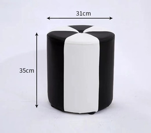 Fabrika sıcak satış deri yuvarlak puf depolama tasarımı sandıklı tabure - Product Image 6