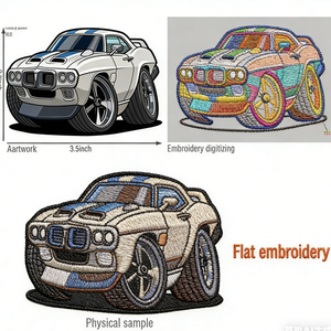 แพทช์ปักลายรักษ์โลกสำหรับเสื้อผ้าออร์แกนิก - แพทช์ปักโลโก้ตามสั่งสำหรับแบรนด์แฟชั่นที่ยั่งยืน - Product Image 2