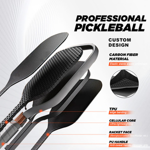 Paleta de Pickleball Personalizada OEM/ODM de Fábrica Original con Núcleo de Fibra de Carbono T700 3S, Diseño Ergonómico para la Muñeca - Product Image 6