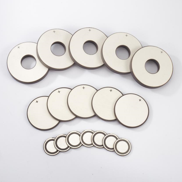 Factory Direct Sale PZT Material Piezoelectric Ceramic element Ultrasonic Transducer Piezo Ceramic Ring and Disc / Disk