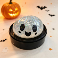 Mainan Squishy Hantu Halloween Kreatif dengan Simulasi Kukus, Slow Rebound, Pereda Stres, Kotak Hadiah