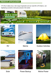CTS OEM ODM Baterai Lithium LiFePO4 12V 24V 100Ah 200Ah Baterai Siklus Dalam untuk Sistem Tenaga Surya Off Grid - Product Image 5