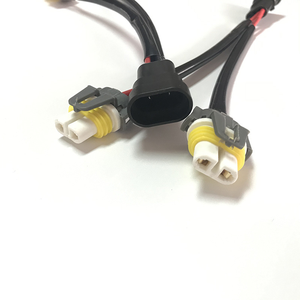Mingyue 9005 9006 2针母头转2个公头分线器电缆头灯适配器线束适用于卡车皮卡LED电源插头 - Product Image 5
