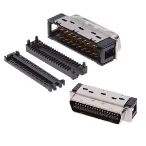 Quality Mini D Ribbon (MDR) 36P Plug Connectors SCSI 36Pin Male Connector IDC WIREMOUNT For cable(10136-6000EC +10336-3210-006)