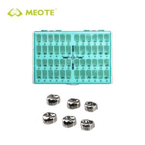 MEITE MEDICAL <span class=keywords><strong>Dentaire</strong></span> Produit Acier Inoxydable Enfants Recharge Temporaire <span class=keywords><strong>Couronne</strong></span> Dents Temporaires - Product Image 1