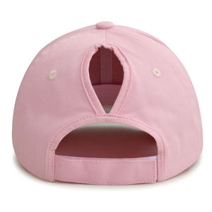 Gorra deportiva de 6 paneles con cierre liso para cola de caballo, personalizada, 97% poliéster reciclado, 3% elastano, gorras de béisbol al por mayor - Product Image 5