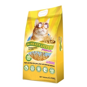 ทรายแมวจากพืชข้าวสาลีธรรมชาติ - แบบจับตัวเป็นก้อน ควบคุมกลิ่น เป็นมิตรต่อสิ่งแวดล้อม - Product Image 5