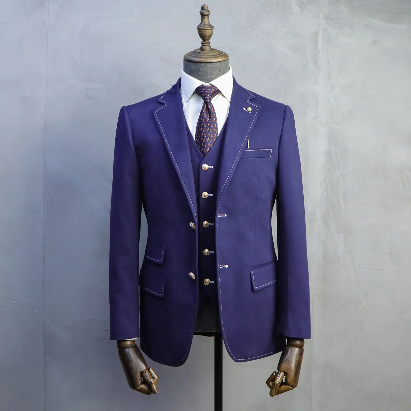 MTM Fashion Custom Suit For Man Casual Cotton Mens Suit Bespoke Tailor Made Wedding Groom Suit 2 Piece Set