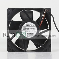 Ventilateur de refroidissement d'origine NMB 5V 12V 48V DC 24V 1.20A AC EC 12038 120X120X38MM 12CM Châssis à grand volume d'air à quatre fils 12038VA-24Q-FU