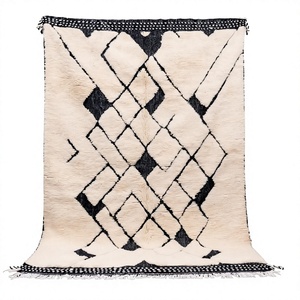 Wholesale Price Vintage Design Hand Tufted Wool Area Rugs Wholesale Moroccan Berber for Living Room Rugs For INDIAN TEXTILES H/L - Product Image 1
