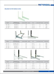 Soporte de compresor de <span class=keywords><strong>aire</strong></span> <span class=keywords><strong>acondicionado</strong></span> de 1.5 HP y 1.5 toneladas, de acero inoxidable galvanizado, para montaje en exteriores, herramienta para contratistas de HVAC - Product Image 3