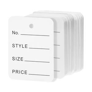 Etiqueta de Papel Ecológica <span class=keywords><strong>para</strong></span> <span class=keywords><strong>Ropa</strong></span>, Etiqueta de Cupón en Blanco de 1.77*1.38 Pulgadas, Venta al Por Mayor - Product Image 1