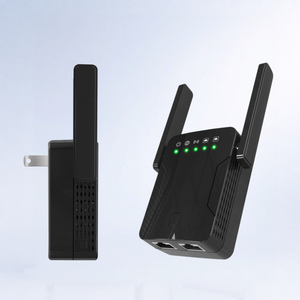 เครื่องขยายสัญญาณไวไฟ 1200Mbps แบบสองย่านความถี่ 5GHz 2.4GHz พร้อมเสาอากาศภายนอก 2 เสา โหมด <span class=keywords><strong>WPS</strong></span> AP พอร์ตอีเธอร์เน็ต - Product Image 3