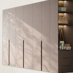 Muebles de dormitorio principal, armario a medida, estilo escandinavo, personalización completa, moderno, maximiza el almacenamiento, armario empotrado de madera contrachapada - Product Image 1
