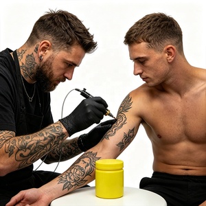 Crème Tatouage Longue Durée Formule Sûre Pour Studios de Tatouage Salons de Beauté Vente en Gros Livraison Rapide Mondiale - Product Image 3