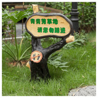 HKNC BP-902B Haut-parleur de jardin en forme d'arbre 10W 70V/100V étanche pour extérieur, paysage et sonorisation, réponse en fréquence 110Hz~16KHz