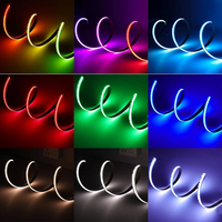 Tira de LED COB RGBWIC 784LEDs/M direccionable Dream Chasing + Blanco Puro 24V Luz Flexible para Sala de Juegos, Escritorio de PC, Retroiluminación de TV