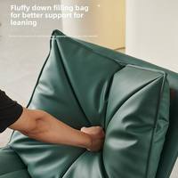 Fauteuil à bascule de bureau en cuir véritable, style moderne et décontracté, robuste et durable, mobilier de maison pour salon et salle de séjour, multi-usages