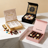 Fabricant de boîtes cadeaux en carton rigide écologiques sur mesure avec insert pour chocolats, macarons et bonbons