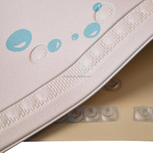 Tapis de bain antidérapant en PVC durable avec ventouses, motif animal, fabriqué à la machine pour bébés, enfants et tout-petits – Essentiels pour la salle de bain et la baignoire - Product Image 4