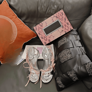 Jimmy - Zapatos de Tacón Alto con Correa en el Tobillo y Lazo Decorativo para Mujer, Versátiles, Cómodos, con Punta Abierta, para Ocasiones Casuales y Formales - Product Image 5