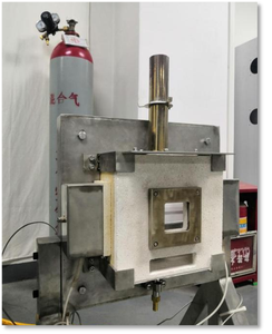 Tester di infiammabilità dispositivo di prova di propagazione del fuoco/macchina di prova di diffusione della fiamma per materiali da costruzione - Product Image 4