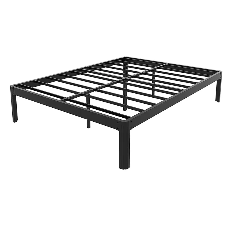 Cama de Metal de alta calidad para adultos, marco moderno de metal para camas individuales