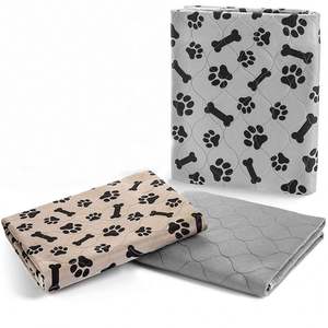 Tapis de pipi lavable en usine pour chiens de compagnie tapis de lit d'entraînement imperméable réutilisable pour chiot parc protecteur antidérapant coussin de pipi pour chien - Product Image 1
