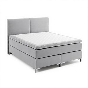 Lit à <span class=keywords><strong>sommier</strong></span> européen de luxe 3-en-1 (base/matelas/métal) – Personnalisable, OEM, Fournisseur en gros unique pour les détaillants de meubles - Product Image 1