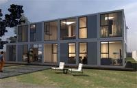 Maison préfabriquée modulaire de 3 chambres à coucher en Chine ensemble modulaire de petit kit de maisons en cabine maison en conteneur à vendre
