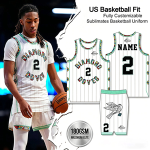 Uniformes de basketball sans manches personnalisés pour garçons Elite League, sublimation rapide, respirants, anti-humidité, encre inaltérable, 180 GSM - Product Image 1