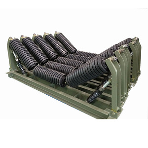 Heavy Industry Belt Conveyor Carrier Roller with Rubber Ring for Mining Applications - Product Image 2