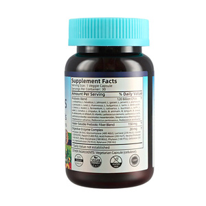 Cápsulas de Probióticos de Marca Privada para el Equilibrio Digestivo y el Apoyo Inmunológico, Suplemento Herbal de Probióticos para Adultos - Product Image 2