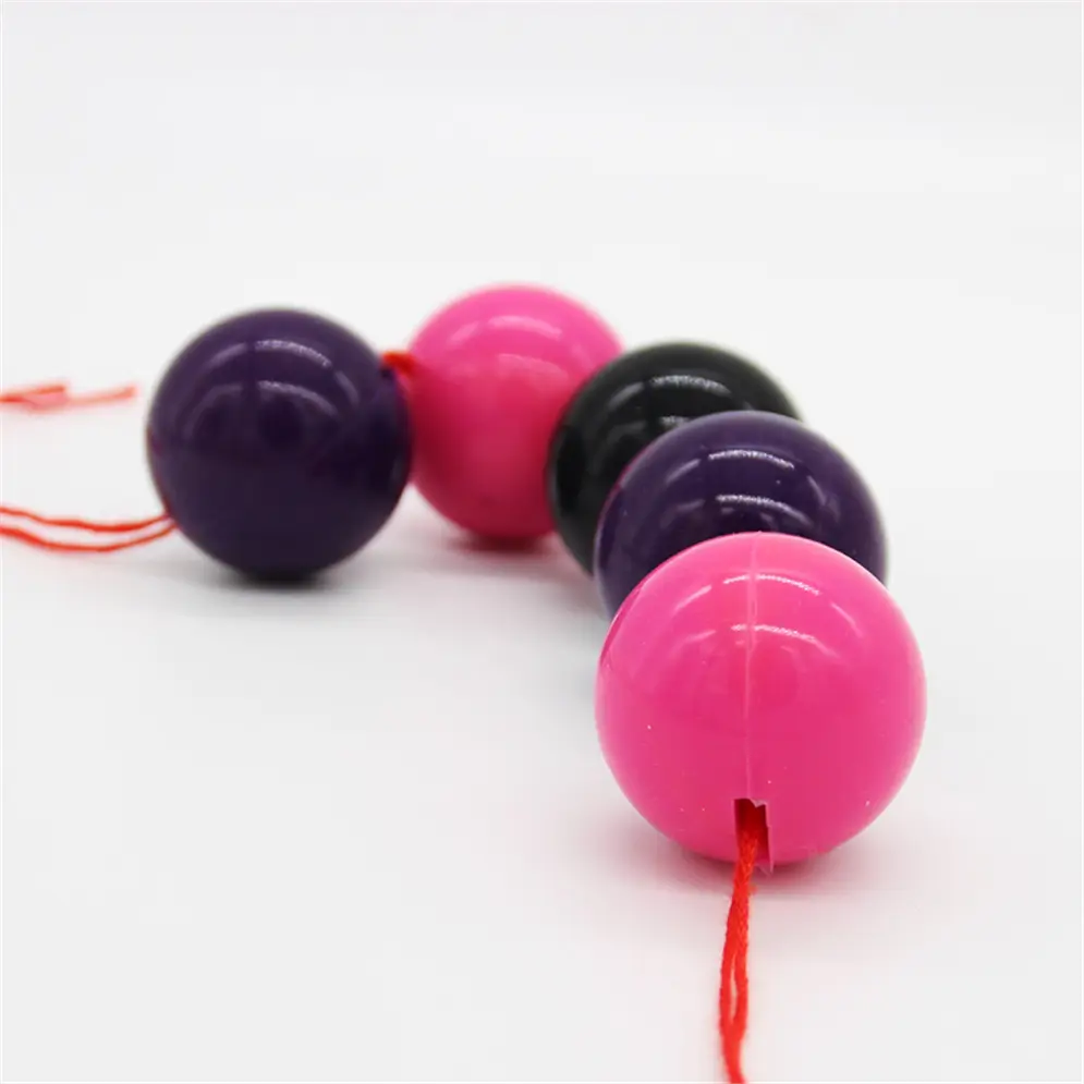 Boule de caoutchouc Silicone personnalisée avec trou, de qualité alimentaire, 50 pièces