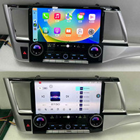 Radio con pantalla táctil de 12.6 pulgadas, Android 13, GPS, navegación, CarPlay para Toyota Highlander 2015-2021, unidad principal.