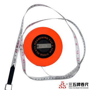 Ruban à mesurer en fibre de verre rétractable, <span class=keywords><strong>double</strong></span> face, échelle métrique/im impériale, outil de mesure durable pour la construction et l'ingénierie - Product Image 2