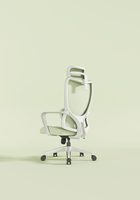Chaise de bureau ergonomique JOHOOFURNITURE à dossier haut, grise, OEM ODM, pour bureau à domicile, confortable et durable