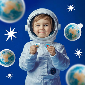 Earth <b>Planet</b> Gummy Balls ABS Plastic Round Shape Jars Screw Top 500ml Capacity <b>Candy</b> Food Grade Jelly Gummies - Product Image 5