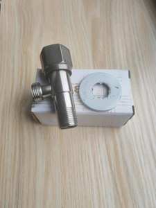 صمام زاوية من الفولاذ المقاوم للصدأ <span class=keywords><strong>1</strong></span>/<span class=keywords><strong>2</strong></span>، اكسسوارات حنفيات بطلاء نيكل مصقول، صمام إيقاف زاوية بسعر المصنع - Product Image 5